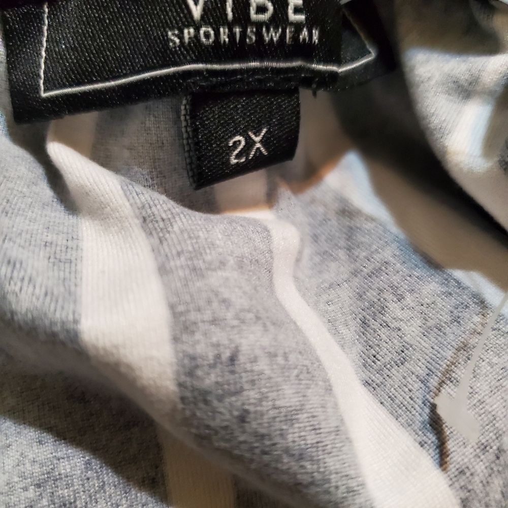 Black white NWT stripe Vibe ladies jumpsuit - Picture 5 of 6